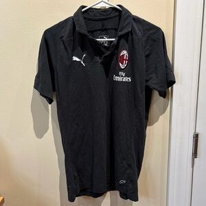AC Milan Puma Polo Shirt Size Medium